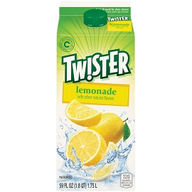 Tropicana Twister Lemonade Juice Carton 8/59Oz