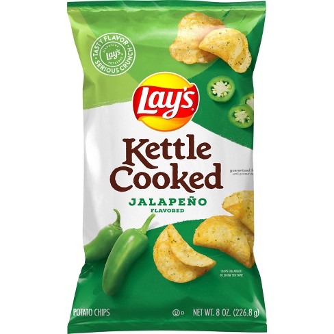 Lays Kettle Cooking & Jalapeno 18/6.5 Oz