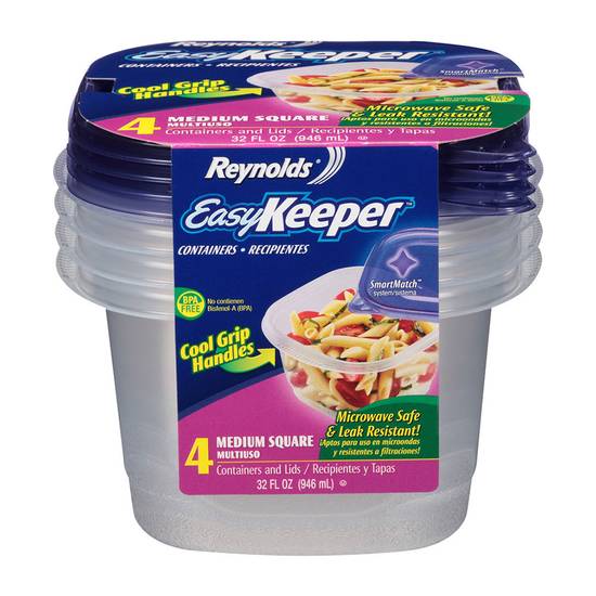 Reynolds Medium Square Container 6x4/32oz