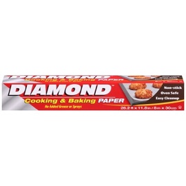 Diamond Cooking & Baking Paper 24/16.4Ft + 3.28Ft