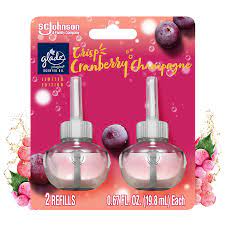 Glade Piso Crisp Cranberry Champagne 2 Refill 6/1.34Oz