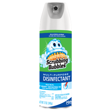 Scrubbing Bubbles Disinfectant Aerosol 12/12oz