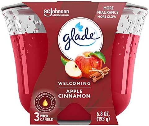 Glade Candle Apple Cinnamon 3/6.8oz