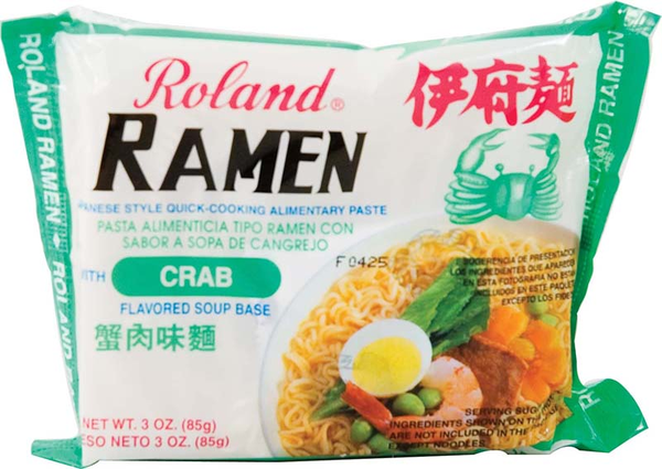 Roland Ramen Crab Flavor 30/3oz