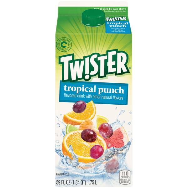 Tropicana Twister Tropical Juice Carton 8/59Oz