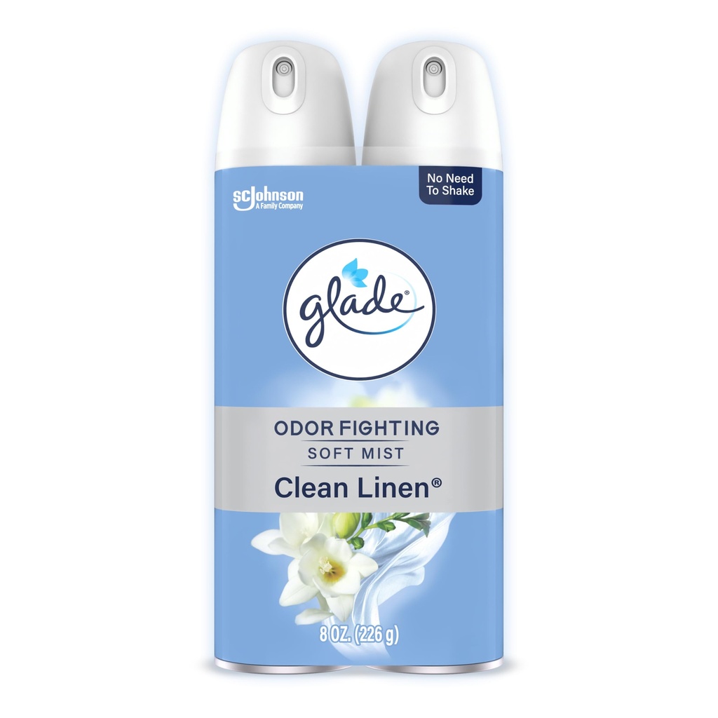 Glade Aerosol Clean Linen Value Pack 3X2PK/8oz