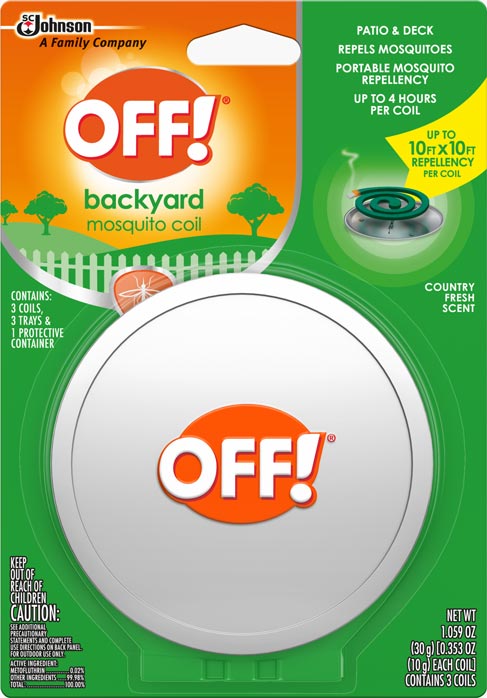 OFF Mosquito Coil 1 Starter 3 Refils 6/1.059oz