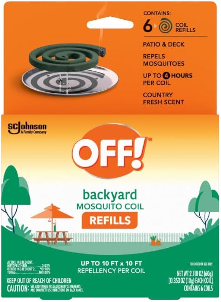 OFF Mosquito Coil 6 Refils 6/2.118oz