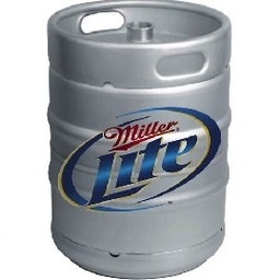 [0900-CB-20754] Miller Lite 1/2 Bbl Keg 58.6Lt