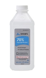 [2400-VJ-33127] Swan Isopropyl Alcohol 70% 16oz