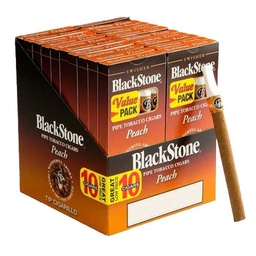 [1800-BL-29641] Blackstone Peach Cigars 1/10x2-Pack