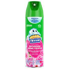 [1900-SJ-00577] Scrubbing Bubbles Bathroom Grime Fighter Floral Fusion Aerosol 12/20oz