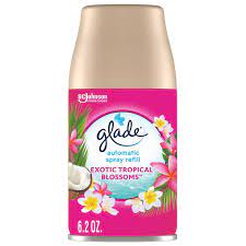 [1900-SJ-01795] Glade Auto Spray Tropical Blossoms 6/6.2Oz