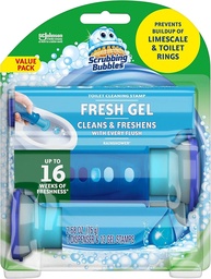 [1900-SJ-00017] Scrubbing Bubbles Rainshower Toilet Cleaning Stamp Value Pack 6/2.68oz