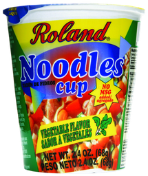 [1500-RL-72292] Roland Noodles Cup Vegetable Flavor 12/2.5oz