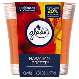 [1900-SJ-05501] Glade Candle Hawaiian Breeze 6/4.08oz