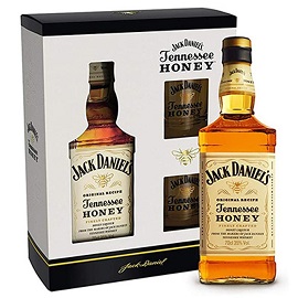 Jack Daniel'S Honey 2 Gls Giftpack 6/75 Cl