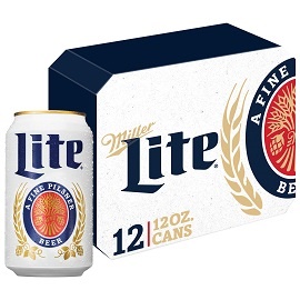 Miller Lite Can 2X12Pk/12Oz