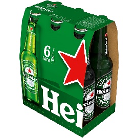 Heineken Bottle 4X6Pk/25cl