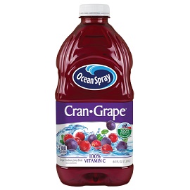 Ocean Spray Cranberry Grape Juice 8/64Oz