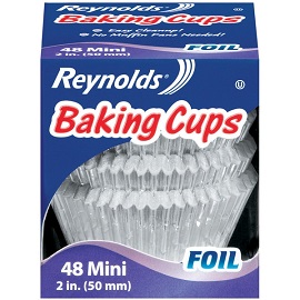 Reynolds Mini Foil Baking Cups 24/48Ct