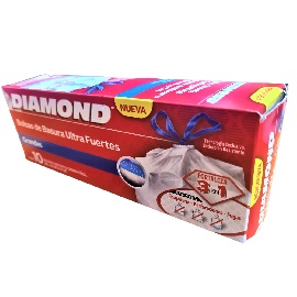 Diamond 3-In-1 Ds Trash Bags L (18 Gallon) 24/10Ct