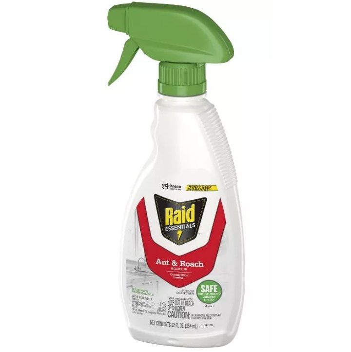 Raid Essentials Ant & Roach Trigger 6/12Oz