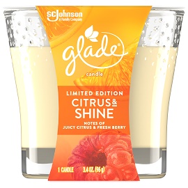 Glade Candle Lto Citrus & Shine 6/3.4Oz
