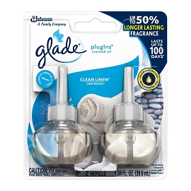 Glade Piso Clean Linen 2 Refill Value Pack 6/1.34Oz