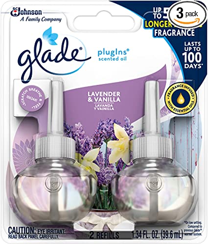 Glade Piso Lavender & Vanilla 2 Refill 6/1.34Oz