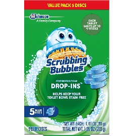 Scrubbing Bubbles Blue Drop-Ins 6/5Ct