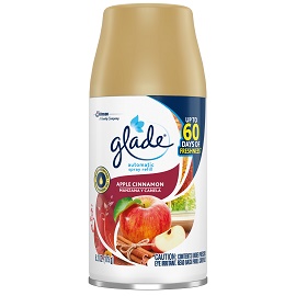 Glade Auto Spray Apple Cinnamon Refill 6/6.2Oz
