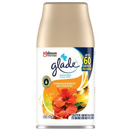 Glade Auto Spray Hawaiian Breeze Refill 6/6.2Oz