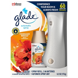 Glade Auto Spray Hawaiian Breeze Holder 4/6.2Oz