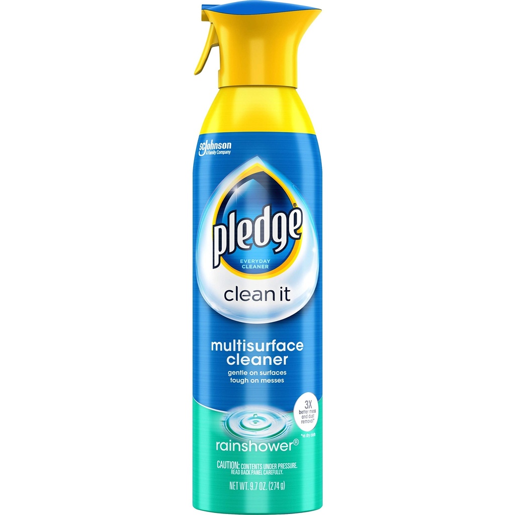 Pledge Multi-Surface Cleaner Spray Rainshower 6/9.7Oz