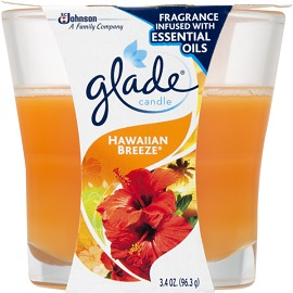 Glade Candle Hawaiian Breeze 6/3.4Oz