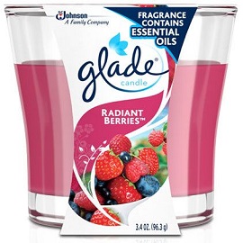 Glade Candle Radiant Berries 6/3.4oz