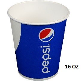 Pepsi Cola Cups 80pcs/16Oz