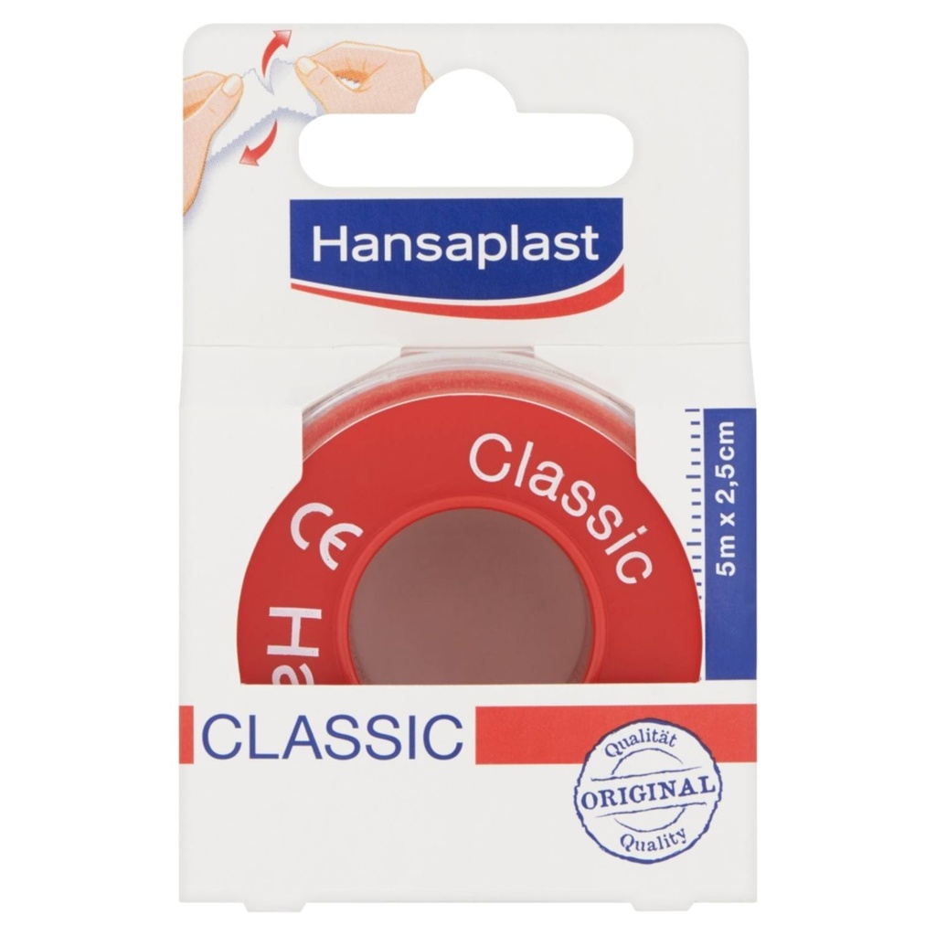 Hansaplast Hechtpleister Classic 5M X 2.5Cm