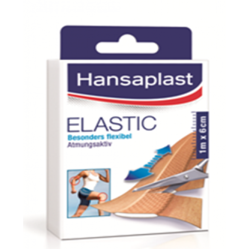 Hansaplast Pleisters - Elastic 1M X 6Cm