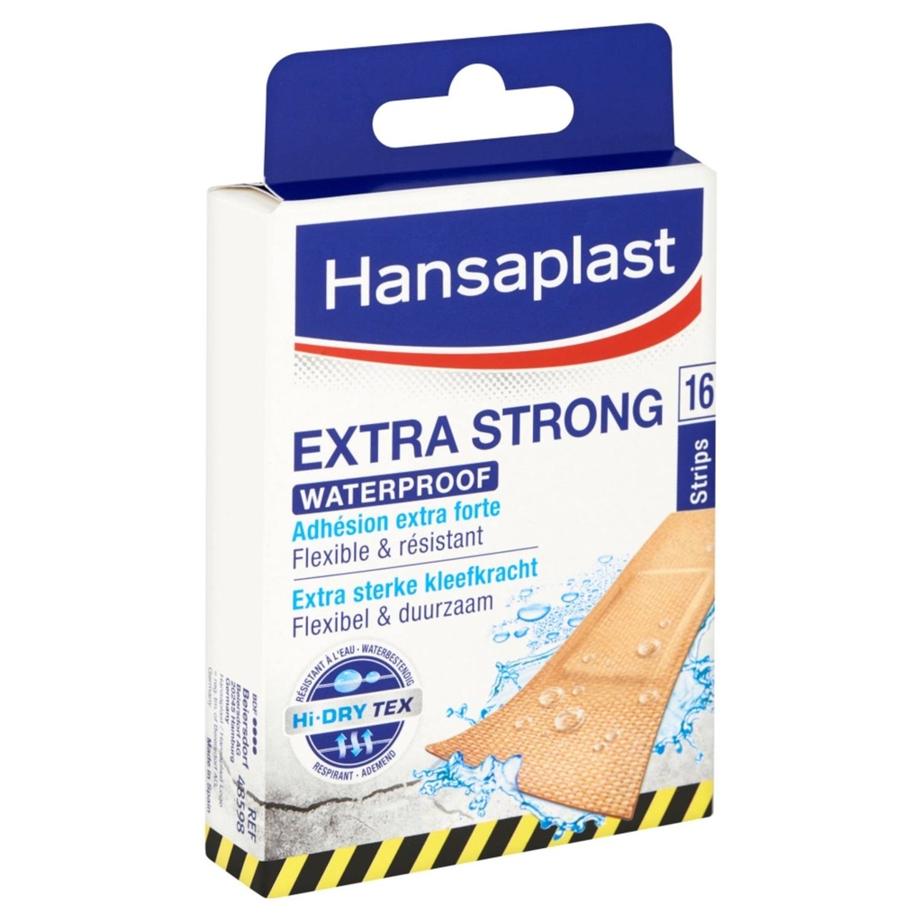 Hansaplast Pleisters - Extra Strong Waterproof 16 Strips