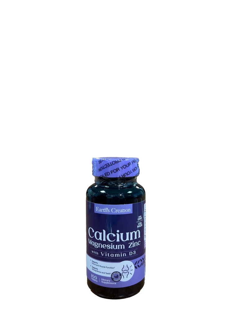 Calcium+Mag+Zinc With Vit. D-3 100 Tablets