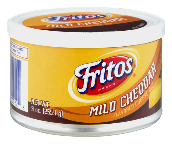 Frito Lay Mild Cheddar Cheese Can 24/9 Oz
