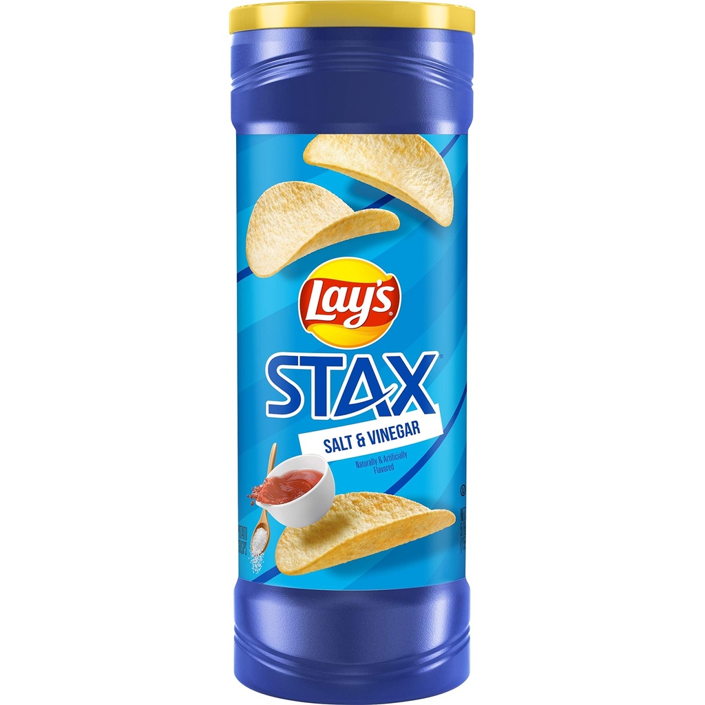 Frito Lay Stax Salt & Vinegar 17/5.5 Oz