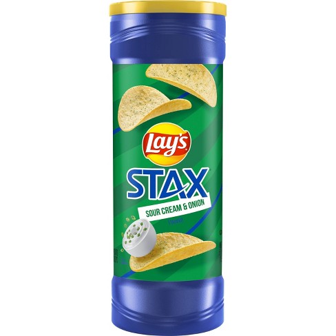 Stax Sour Cream & Onion 17/5.5 Oz