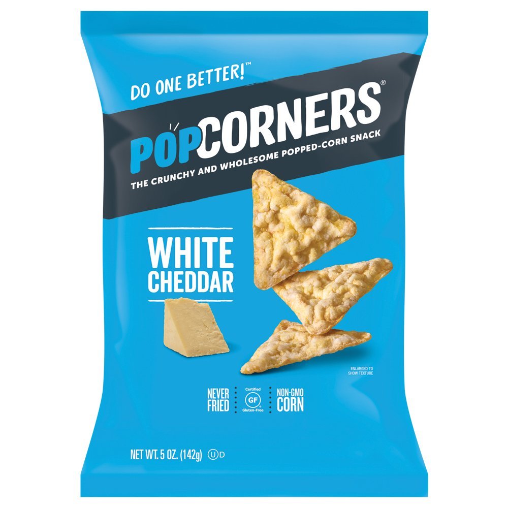 Popcorners White Cheddar 12/5 Oz