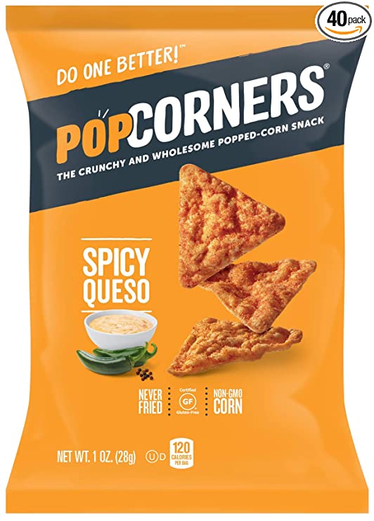 Popcorners Spicy Queso 40/1 Oz