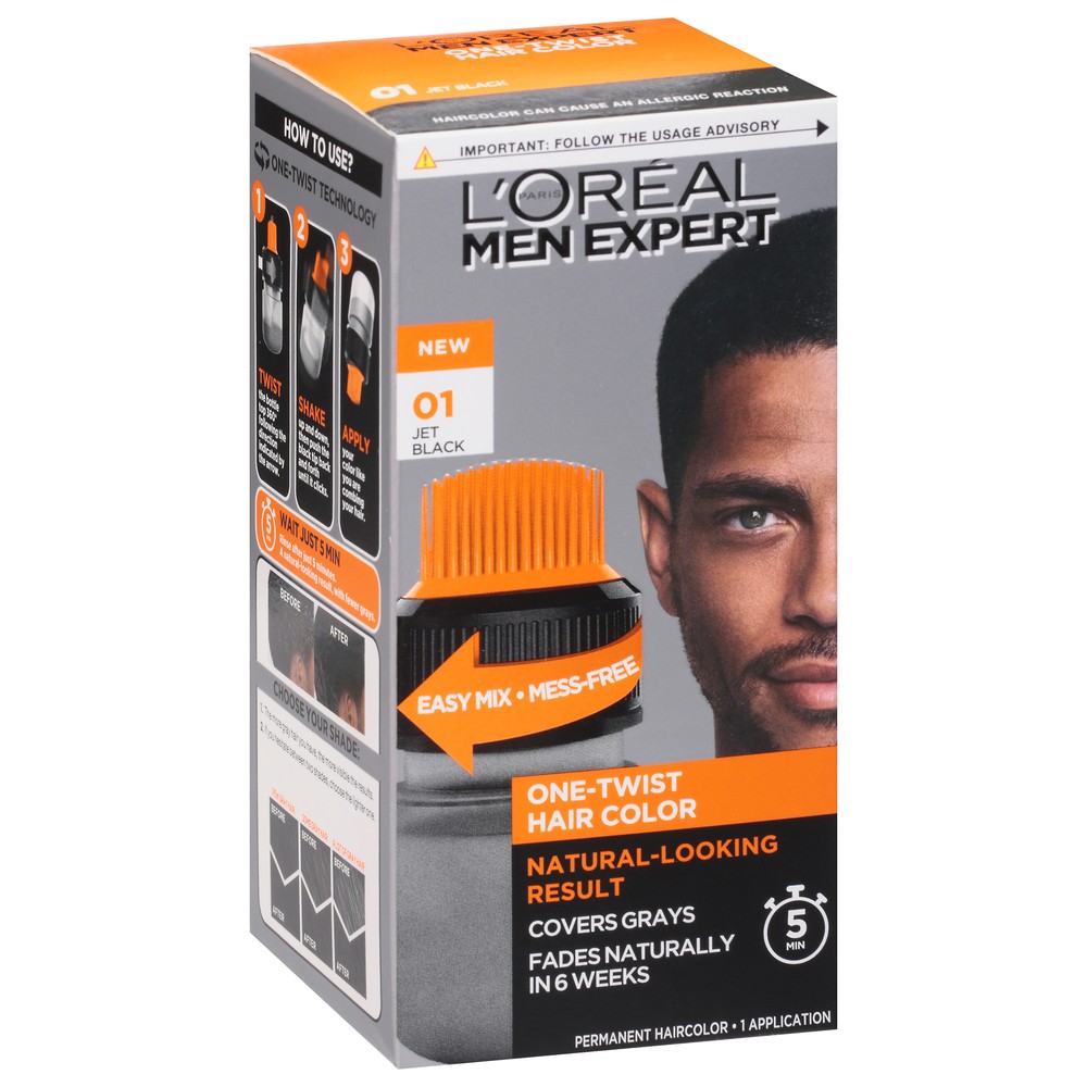 Men Expert Haircolor 01 Jet Black