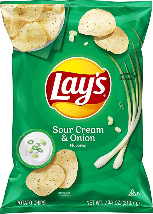 Lays Sour Cream & Onion 8/7.75oz