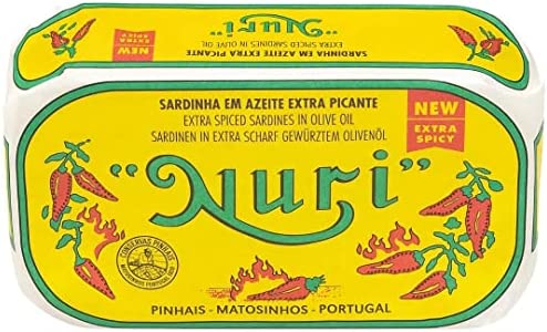 Nuri Sardines in Extra Spicy Olive Oil 24/125gr